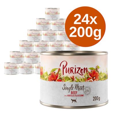Pakiet Purizon Single Meat, 24 x 200 g
