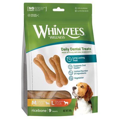 Whimzees by Wellness Ricebones, kość ryżowa