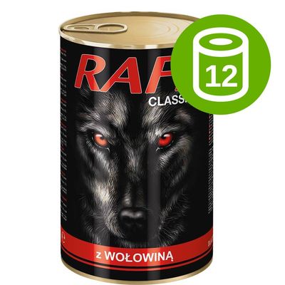 Korzystny pakiet Rafi Dog 12 x 1240 g
