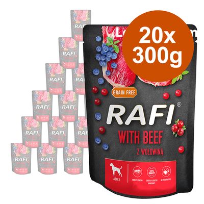 Korzystny pakiet Rafi Dog, 20 x 300 g