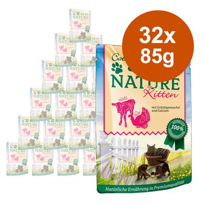 Korzystny pakiet Best Nature Kitten, 32 x 85 g