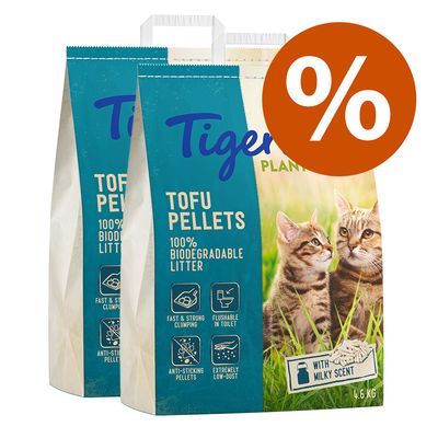 Korzystny pakiet Tigerino Plant-Base żwirek dla kota w super cenie!