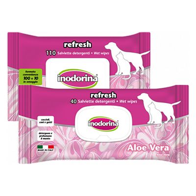 Inodorina Chusteczki z aloesem