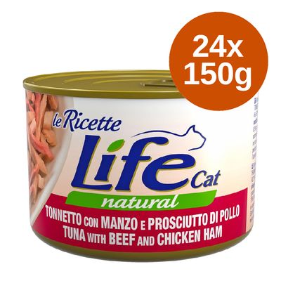 Megapakiet Life Cat "Le Ricette", 24 x 150 g