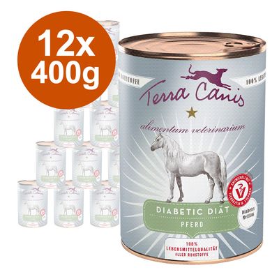 Korzystny pakiet Terra Canis Alimentum Veterinarium Diabetic Diet, 12 x 400 g