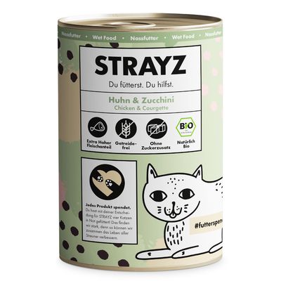 STRAYZ BIO Cat, 6 x 400 g