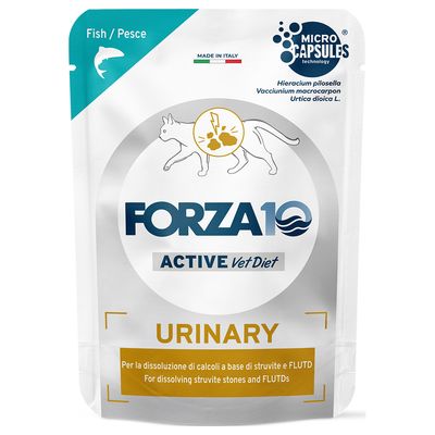 Forza 10 Urinary Active Vet Diet dla kotów, 12 x 80 g