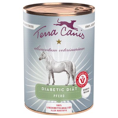 Terra Canis Alimentum Veterinarium Diabetic Diet, 6 x 400 g