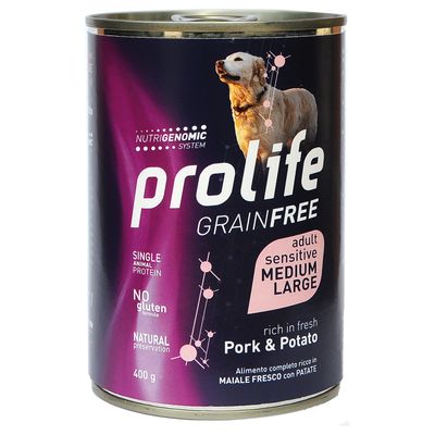 Prolife Dog Wet Sensitive, wieprzowina