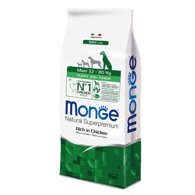 Monge Super Premium Puppy Junior Maxi