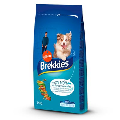 Brekkies Dog z łososiem