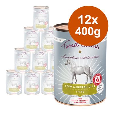 Korzystny pakiet Terra Canis Alimentum Veterinarium Low Mineral Diet, 12 x 400 g