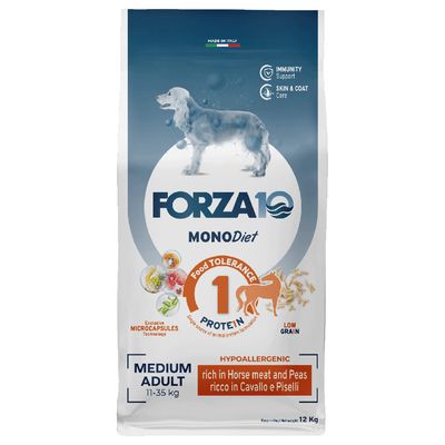 FORZA10 Medium Diet, konina i groszek