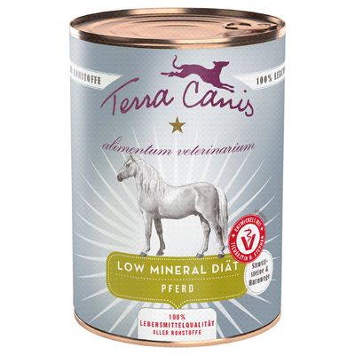 Terra Canis Alimentum Veterinarium Low Mineral Diet, 6 x 400 g