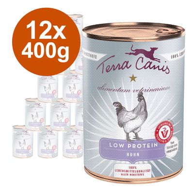 Korzystny pakiet Terra Canis Alimentum Veterinarium Low Protein, 12 x 400 g