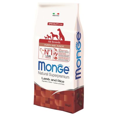 Monge All Breed Puppy Jagnięcina z ryżem