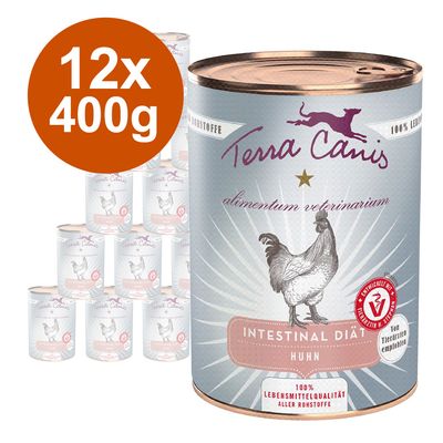 Korzystny pakiet Terra Canis Alimentum Veterinarium Intestinal, 12 x 400 g