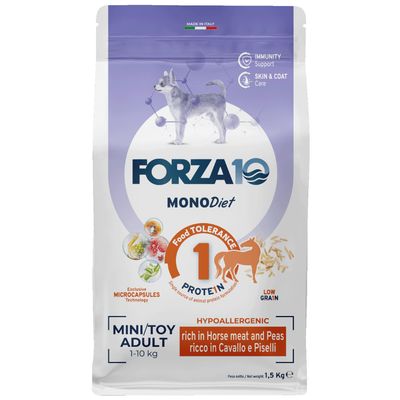 FORZA10 Mini & Toy Diet, konina i groch