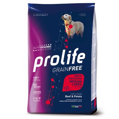 Dog Prolife Grain Free Wołowina i ziemniaki