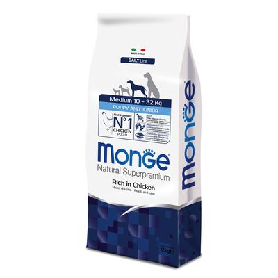 Monge Super Premium Puppy Junior Medium