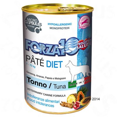 Forza10 Dieta paté z tuńczyka z ryżem