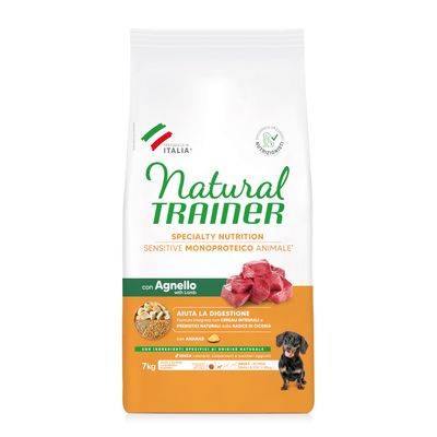 Natural Trainer Sensitive Adult Small & Toy z jagnięciną