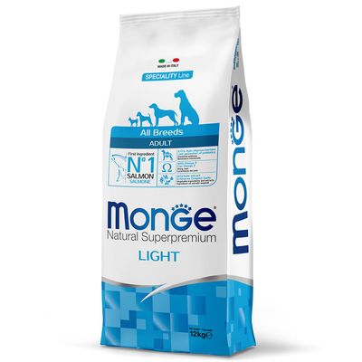 Monge Natural Superpremium All Breed Light Łosoś & Ryż