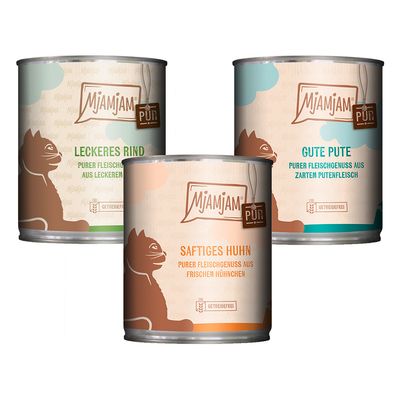 Pakiet mieszany MjAMjAM Pur, 6 x 800 g