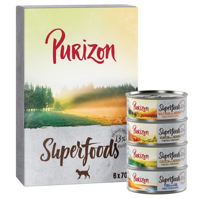 Purizon Superfoods, 6 x 70 g