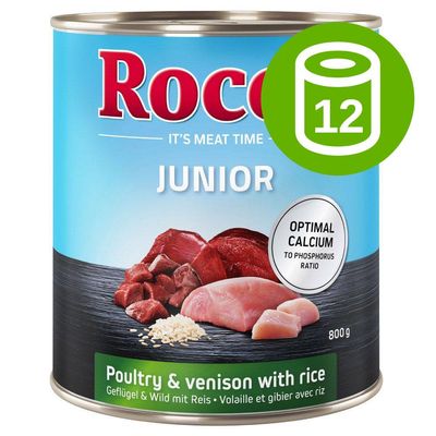 Korzystny pakiet Rocco Junior, 12 x 800 g