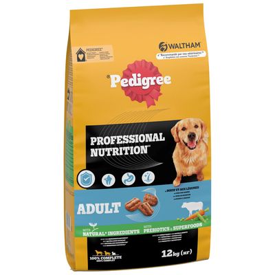 Pedigree Professional Nutrition Adult, z wołowiną i warzywami