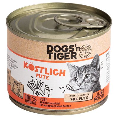 Dogs'n Tiger Adult Cat, 6 x 200 g