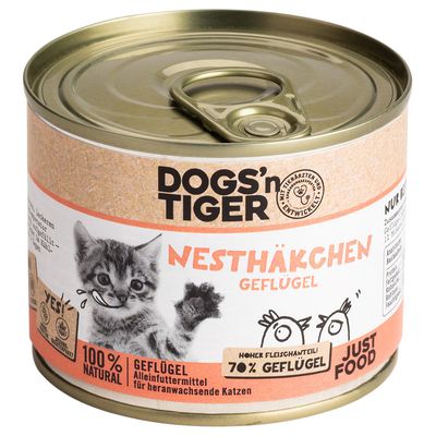 Dogs'n Tiger Junior Cat, 6 x 200 g