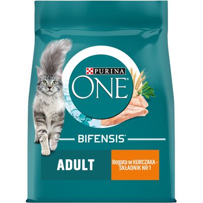 PURINA ONE Adult, kurczak ze zbożem pełnoziarnistym