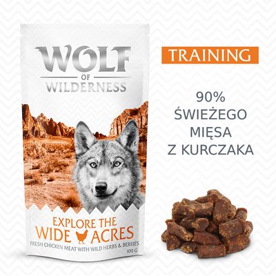 Wolf of Wilderness Training “Explore the Wide Acres”, kurczak