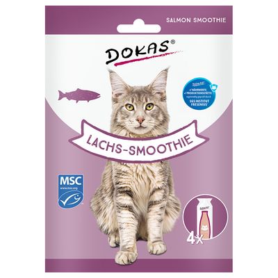 Dokas, smoothie z łososiem