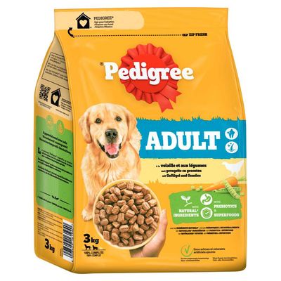 Pedigree Adult, z drobiem i warzywami