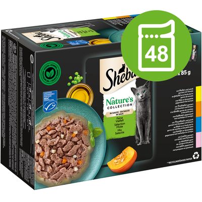 Sheba Nature's Collection w sosie, 48 x 85 g