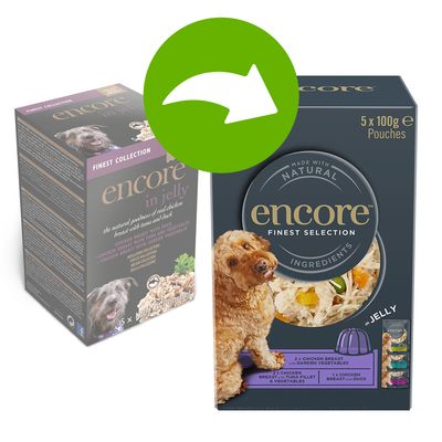 Encore Mix w galarecie, saszetki, 5 x 100 g
