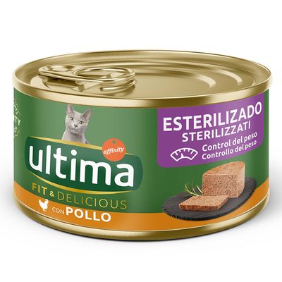 Ultima Fit & Delicious Sterilized dla kota, 24 x 85 g