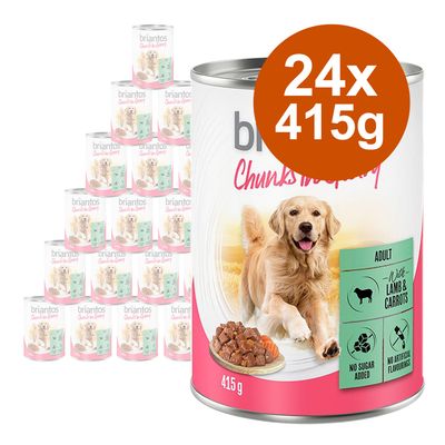 Korzystny pakiet Briantos Chunks w sosie, 24 x 415 g