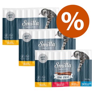 Korzystny pakiet Smilla Long Sticks, 30 x 5 g