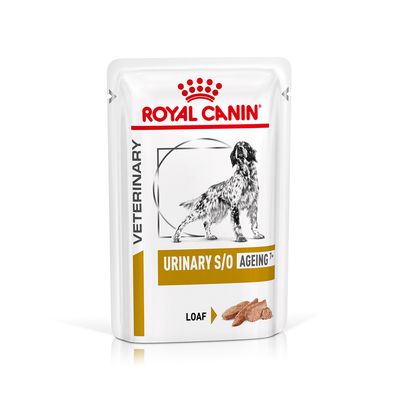 Royal Canin Veterinary Canine Urinary S/O Ageing 7+ Mousse