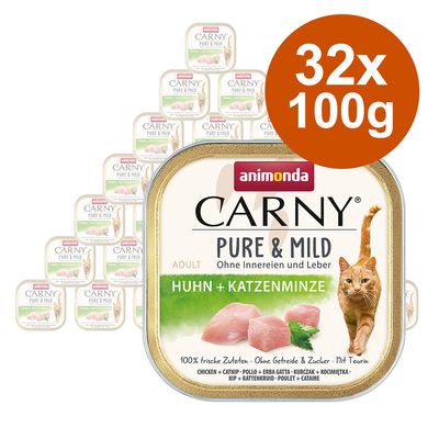 animonda Carny Adult Pure & Mild, 32 x 100 g