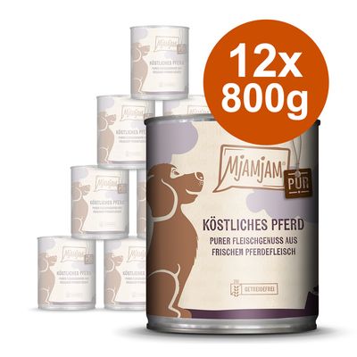 Korzystny pakiet MjAMjAM purer Fleischgenuss, 12 x 800 g