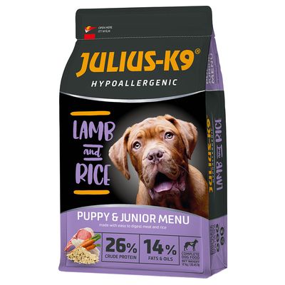 JULIUS-K9 High Premium Puppy & Junior Hypoallergenic, jagnięcina