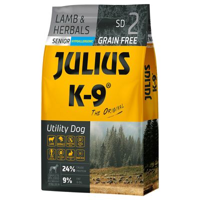 JULIUS K-9 Senior / Light, jagnięcina i zioła