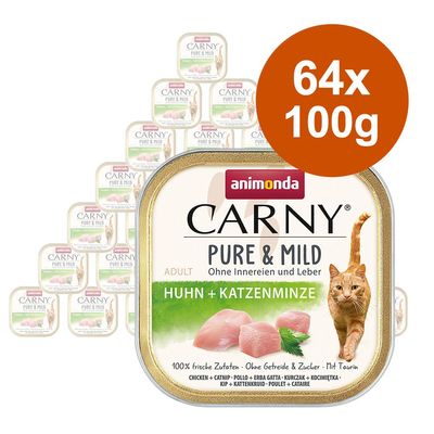 Megapakiet animonda Carny Adult Pure & Mild, 64 x 100 g