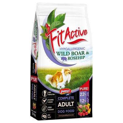 FitActive Pure Hypoallergenic, dziczyzna i owoce dzikiej róży