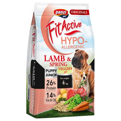 FitActive Originals Puppy Hypoallergenic jagnięcina i wiosenne warzywa